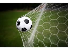 soccer ball in net