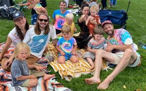 outdoor concert group